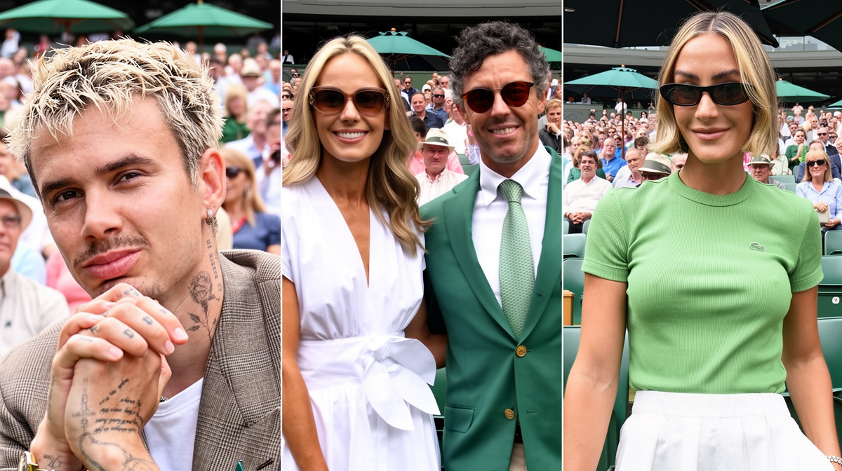 WM完美体育登录 - 24小时直击 | Wimbledon 2026 第3日：、Rory McIlroy与Frankie Bridge 现场观战 - 完美体育